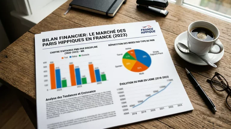 Graphiques et indicateurs du marché des paris hippiques en France en 2025